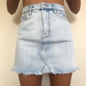 Stradivarius Jean Skirt